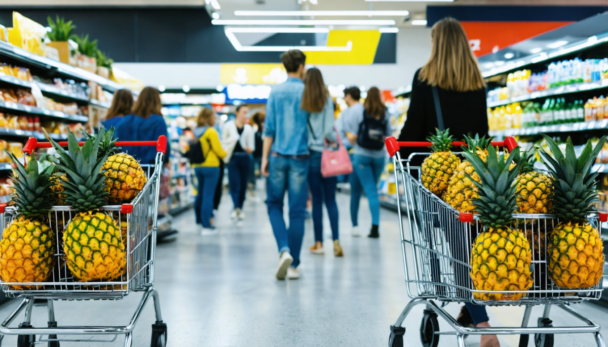 découvrez comment l'ananas retourné dans le caddie devient un nouveau signe de séduction en supermarché, une tendance intrigante à décrypter.