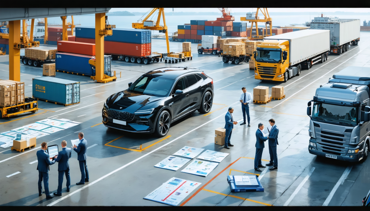 découvrez comment un négociant automobile maîtrise le parcours logistique complexe, en optimisant chaque étape, de l'achat à la livraison, pour assurer efficacité et satisfaction client.