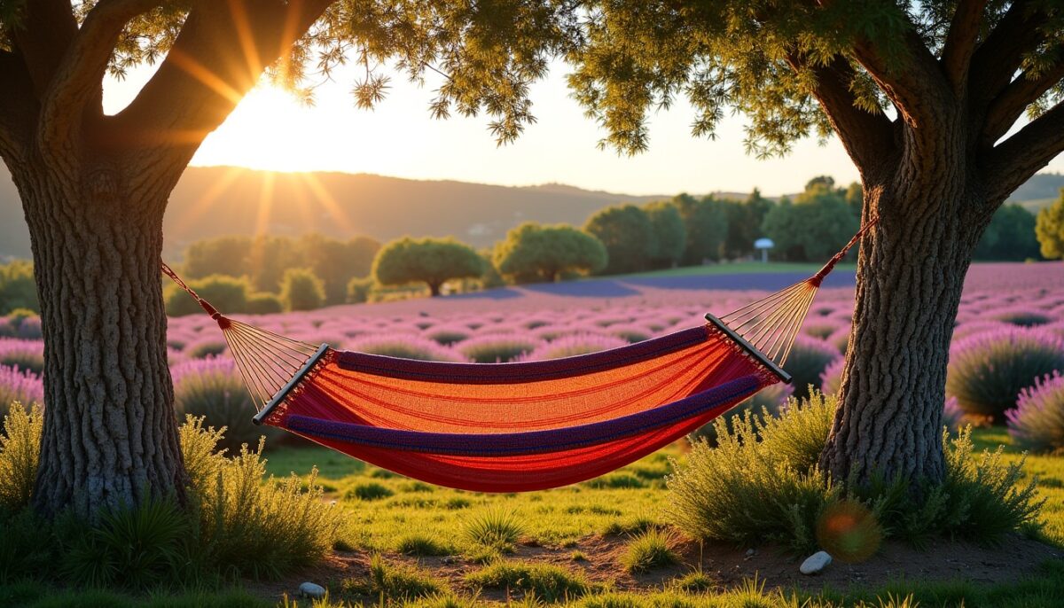 Échappée belle en Provence : laissez-vous bercer par la douceur d'un hamac suspendu